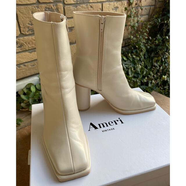 Ameri VINTAGE(アメリヴィンテージ)の『AMERI』UNDRESSED DIMENSIONAL SQUAREBOOTS レディースの靴/シューズ(ブーツ)の商品写真