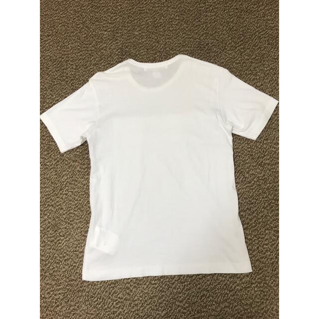 ギャルソンシャツ　Tシャツ　切り替え　切替　ホワイト　白　サイズS