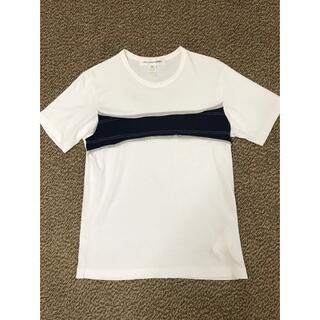 コムデギャルソン(COMME des GARCONS)のギャルソンシャツ　Tシャツ　切り替え　切替　ホワイト　白　サイズS(Tシャツ/カットソー(半袖/袖なし))