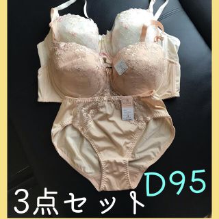 大人気 !!  D95 LL 送料無料 ♪ 超可愛い 赤字覚悟の 最安値に挑戦(ブラ&ショーツセット)