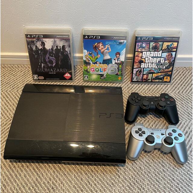 PlayStation3 本体　無線コントローラー2個・ソフト付きSONY