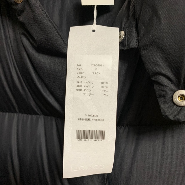 COMOLI - COMOLI 21AW ダウンフーデッドロングコート サイズF COMOLI - COMOLI 21AW ダウンフーデッドロングコート サイズF