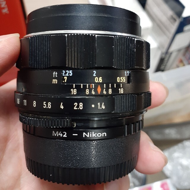 スーパータクマー 50mm F1.4 マウントアダプター付