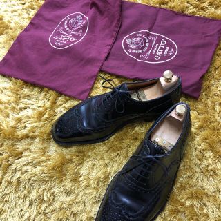 ジョンロブ(JOHN LOBB)の幻の靴　GATTO  ガット ビスポーク  フルブローグ　UK7.5程度(ドレス/ビジネス)