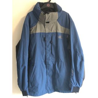 ザノースフェイス(THE NORTH FACE)の【特別値下げ】THE NORTH FACE マウンテンパーカー 青 グレー(マウンテンパーカー)