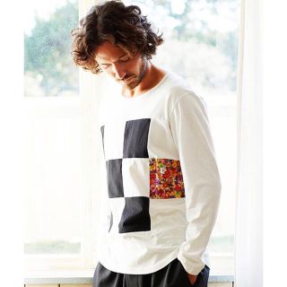 レアセル(rehacer)のrehacer : Flower Checker Cutsew (Tシャツ/カットソー(七分/長袖))