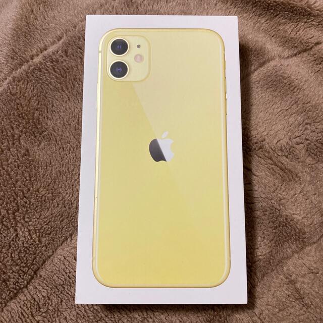 流行 iPhone - 新品iPhone11 64GB simフリー イエロー スマートフォン