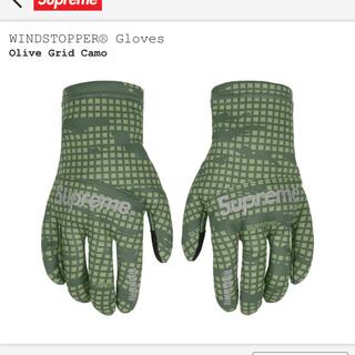 シュプリーム(Supreme)のSupreme WINDSTOPPER® Gloves camo green(手袋)