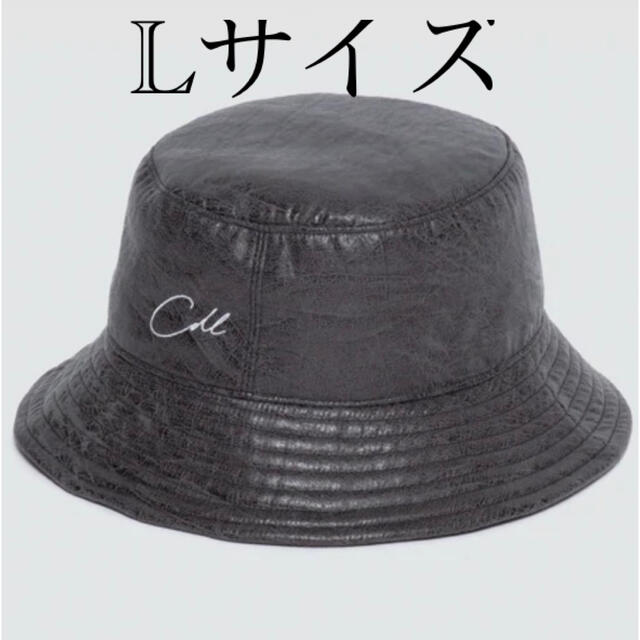 CDL FAUX LEATHER HAT BLACK  Lサイズメンズ