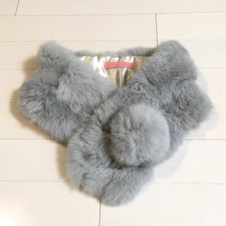 キメラパーク(ChiMera park)の【iriyaサマ専用】新品 ラビット ファー マフラー(マフラー/ショール)