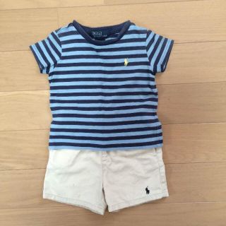 ポロラルフローレン(POLO RALPH LAUREN)のRalph  Lauren  80cm  セパレート上下セット(Ｔシャツ)