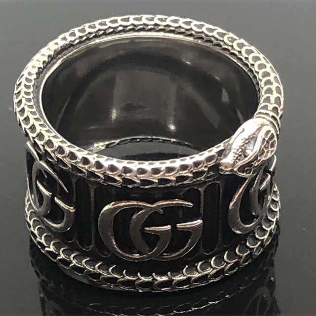 Gucci(グッチ)の【中古美品全国送料無料】グッチ ダブルG スネークリン♯15 レディースのアクセサリー(リング(指輪))の商品写真