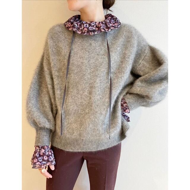 IENA LA BOUCLE Raccoon/Ny ファーニットプルオーバー 6