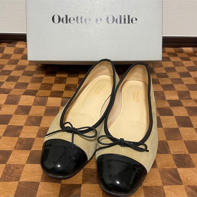 Odette e Odile(オデットエオディール)の【オデット エ オディール】バレリーナ　パンプス　24.5 レディースの靴/シューズ(バレエシューズ)の商品写真