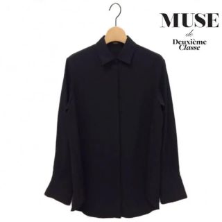 ドゥーズィエムクラス(DEUXIEME CLASSE)の【美品】MUSE deDeuxiemeClasse ミューズ  EDEN シャツ(シャツ/ブラウス(長袖/七分))