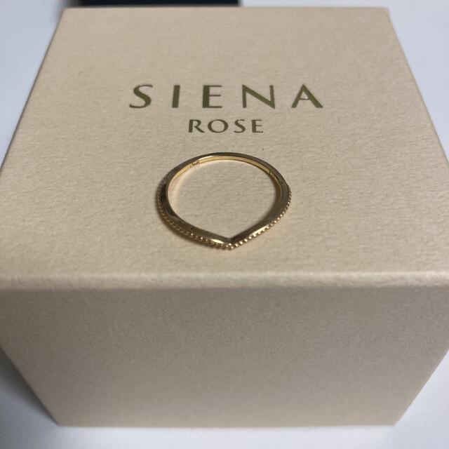 通販でクリスマス 指輪 ROSE SIENA シエナロゼ K10 9号 リング(指輪)