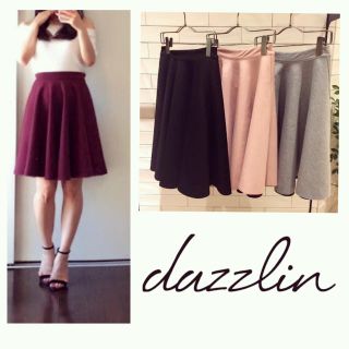 ダズリン(dazzlin)のdazzlin♡ピンク×ボルドー♡リバーシブルスカート(ひざ丈スカート)