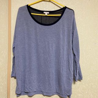 ギャップ(GAP)のGAP レーヨン長Tシャツ(Tシャツ/カットソー(七分/長袖))