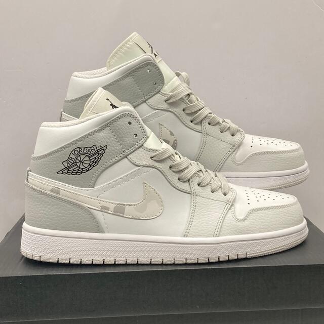 NIKE AIR JORDAN 1 MID GREY CAMO エアジョーダン