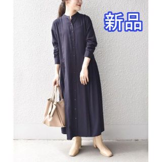 シップス(SHIPS)の新品 SHIPS 【WEB限定】サイドタックワンピース　21AW 今季(ロングワンピース/マキシワンピース)