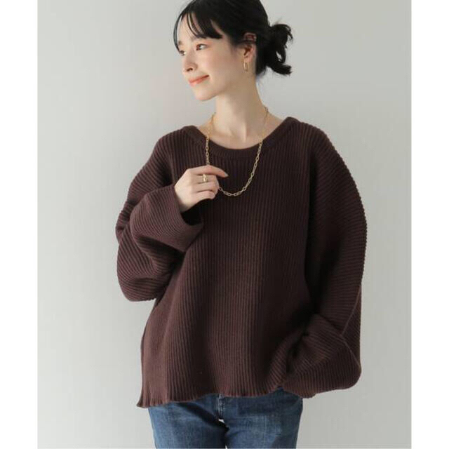 未使用 BASERANGE ニット ネイビー Kai sweater