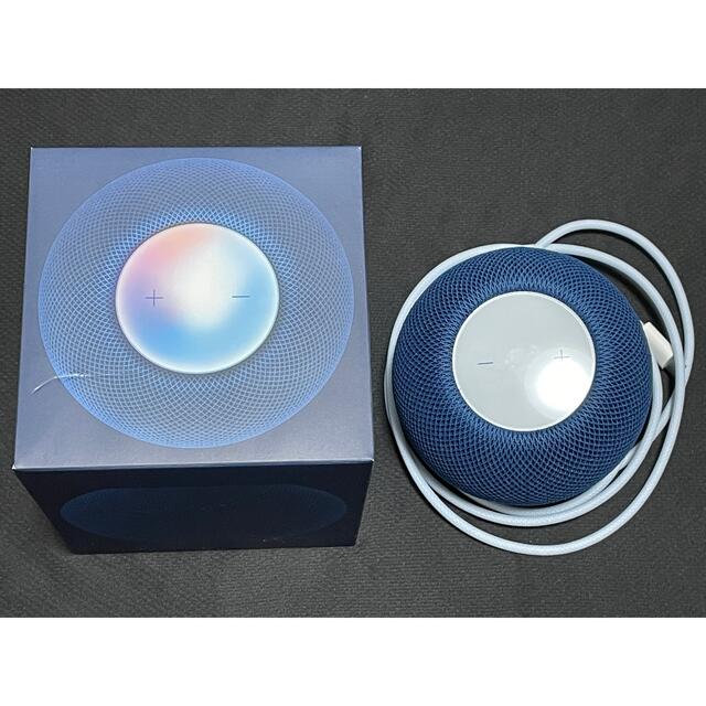 Apple(アップル)のApple HomePod mini Blue ブルー スマホ/家電/カメラのオーディオ機器(スピーカー)の商品写真