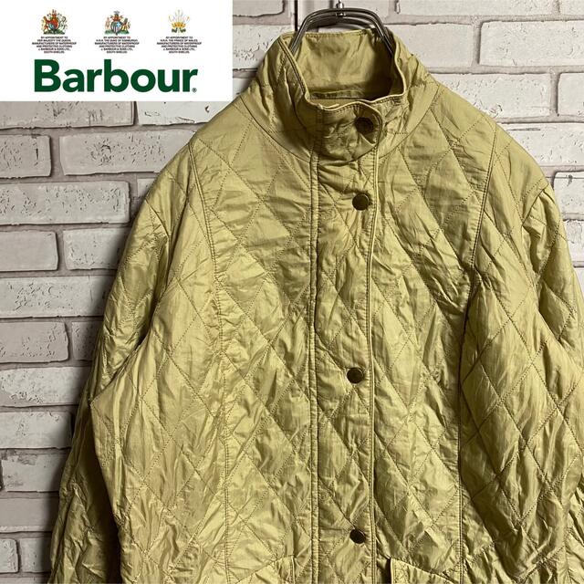 Barbour   s 古着 バブアー キルティングジャケット アースカラー