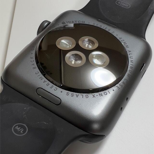 APPLE WATCH2 42mm スペースグレイ GPSモデル 新しく着き 6200円 www