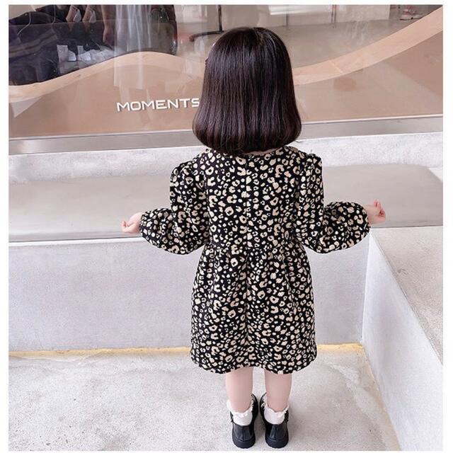 新作入荷☆ キッズ ワンピース130 女の子 レオパード柄 ヒョウ柄 新作入荷☆ キッズ ワンピース130 女の子 レオパード柄 ヒョウ柄