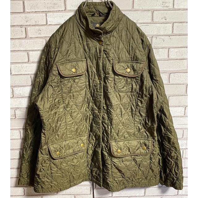 Barbour - 90s 古着 バブアー キルティングジャケット アースカラー