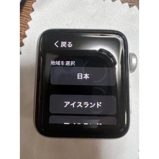 アップルウォッチ(Apple Watch)のApple Watch series3  38mm(腕時計(デジタル))