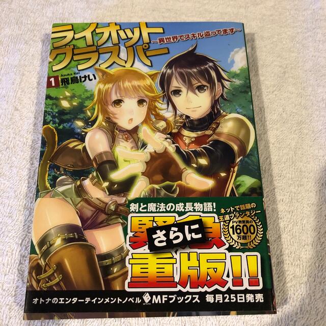 ライオットグラスパ－ 異世界でスキル盗ってます １、2のセット エンタメ/ホビーの本(文学/小説)の商品写真