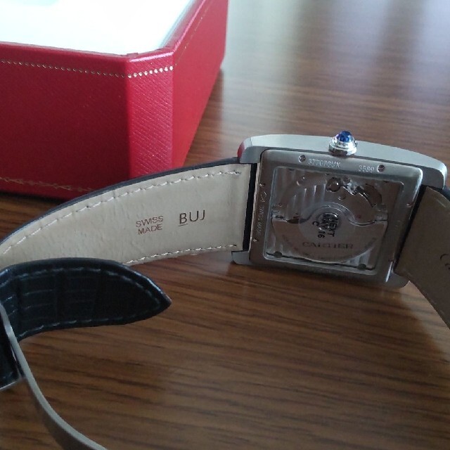 【ほぼ未使用品/保証書付属】Cartier カルティエ 腕時計 タンク MC