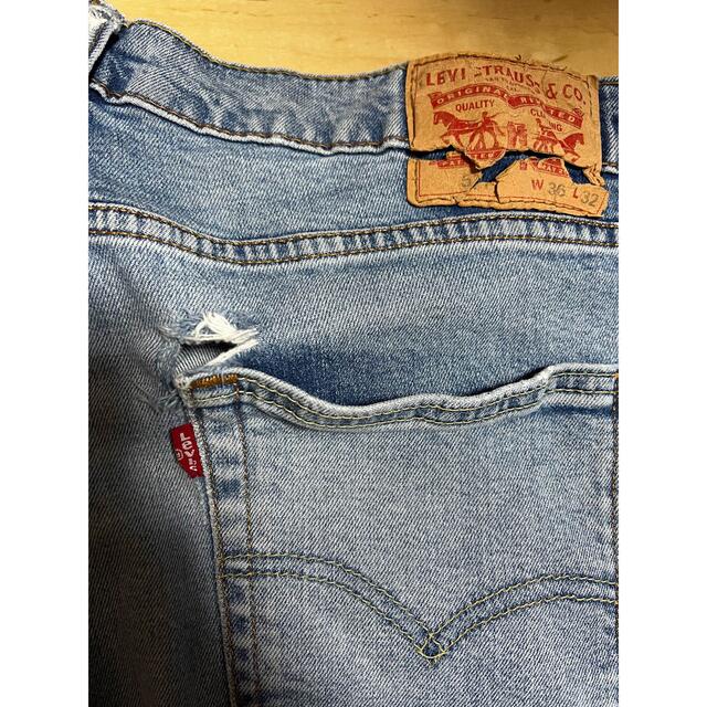 Levi's(リーバイス)のリーバイス ダメージジーンズ メンズのパンツ(デニム/ジーンズ)の商品写真