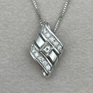 ポーラ(POLA)のPOLA pt900 ダイヤモンド0.35ct ペンダントトップ(ネックレス)