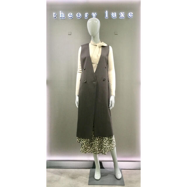 お取り置き^_^ theory luxe 21SS 完売 ロングジレ