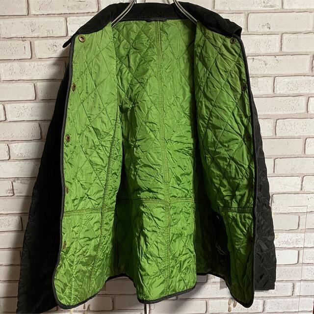 Barbour(バーブァー)の90s 古着 バブアー キルティングジャケット コーデュロイ トラッドスタイル レディースのジャケット/アウター(ブルゾン)の商品写真