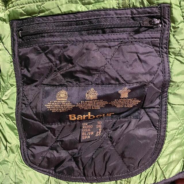 Barbour(バーブァー)の90s 古着 バブアー キルティングジャケット コーデュロイ トラッドスタイル レディースのジャケット/アウター(ブルゾン)の商品写真