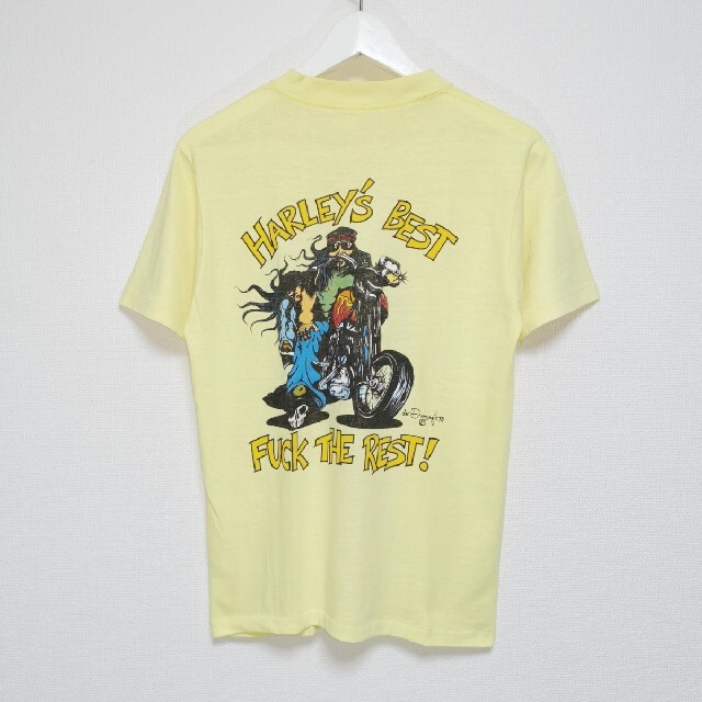 Harley Davidson(ハーレーダビッドソン)のM 80s ハーレー HARLEY DAVIDSON Tシャツ ポケT USA製 メンズのトップス(Tシャツ/カットソー(半袖/袖なし))の商品写真