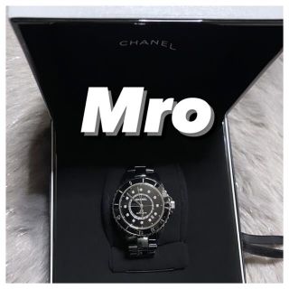 シャネル(CHANEL)のCHANEL キャリバーJ12.1 12Pダイヤ　38mm(腕時計)