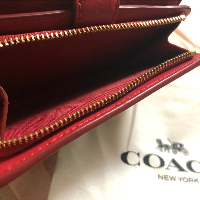 COACH(コーチ)のCOACH 二つ折り財布 (保存袋付き) レディースのファッション小物(財布)の商品写真