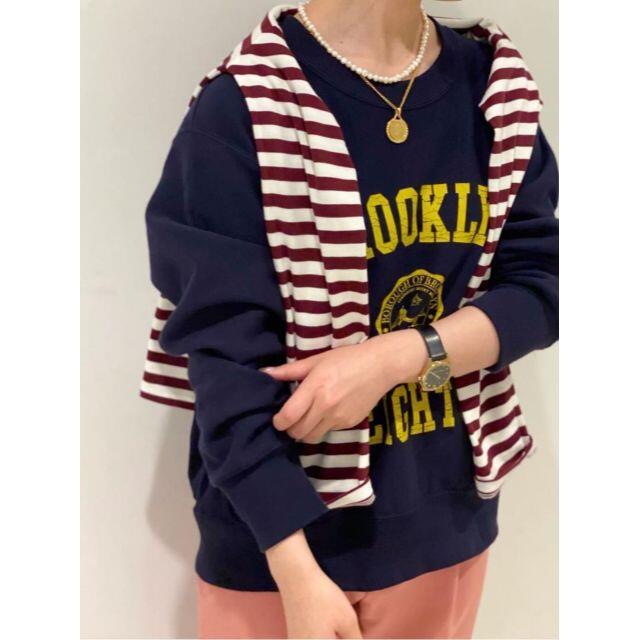 ーとしても 完売品 Spick & Span BROOKLYNコンパクトスウェット