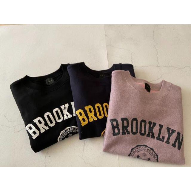 完売品 Spick & Span BROOKLYNコンパクトスウェット ネイビー