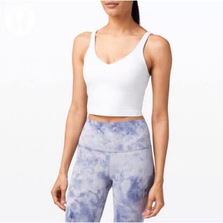 ルルレモン(lululemon)のルルレモン★ブラカップ付きタンク【ホワイト】(ヨガ)