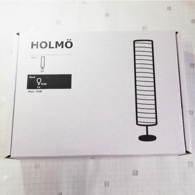 IKEA(イケア)の【新品・送料無】イケア　ＩＫＥＡ　HOLMÖ ホルモー フロアランプ, ホワイト インテリア/住まい/日用品のライト/照明/LED(フロアスタンド)の商品写真