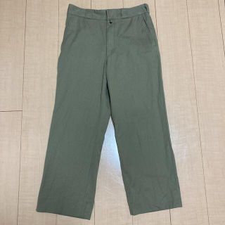 コモリ(COMOLI)のCOMOLI 20ss コットンギャバウォッシュドパンツ　1(スラックス)