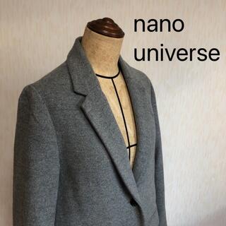 ナノユニバース(nano・universe)のナノユニバース　アンゴラ混　チェスターコート グレー(チェスターコート)