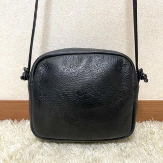 LOEWE - 美品 ロエベ レザー ショルダーバッグ アナグラム ゴールド