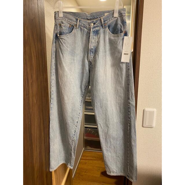 COMOLI DENIM 5P PANTS BLEACH 2