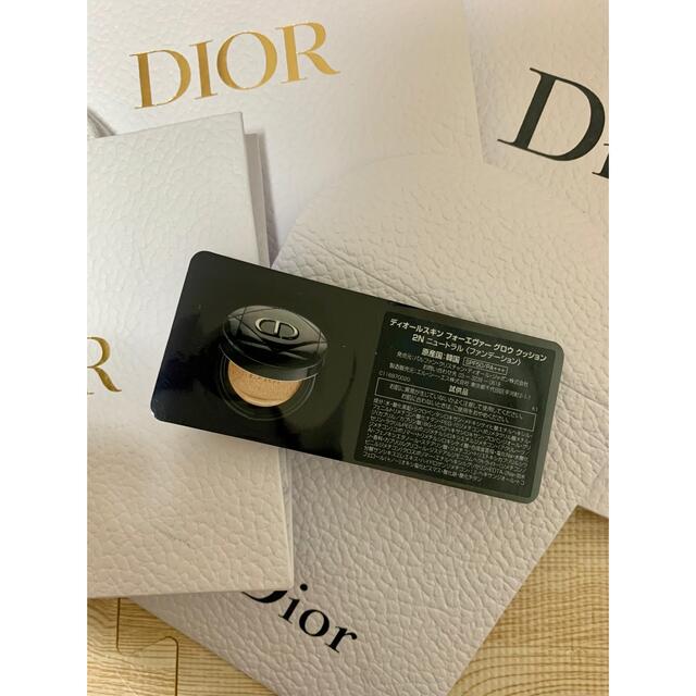 Dior(ディオール)のdior ショップバッグ　クッションファンデサンプル コスメ/美容のキット/セット(サンプル/トライアルキット)の商品写真